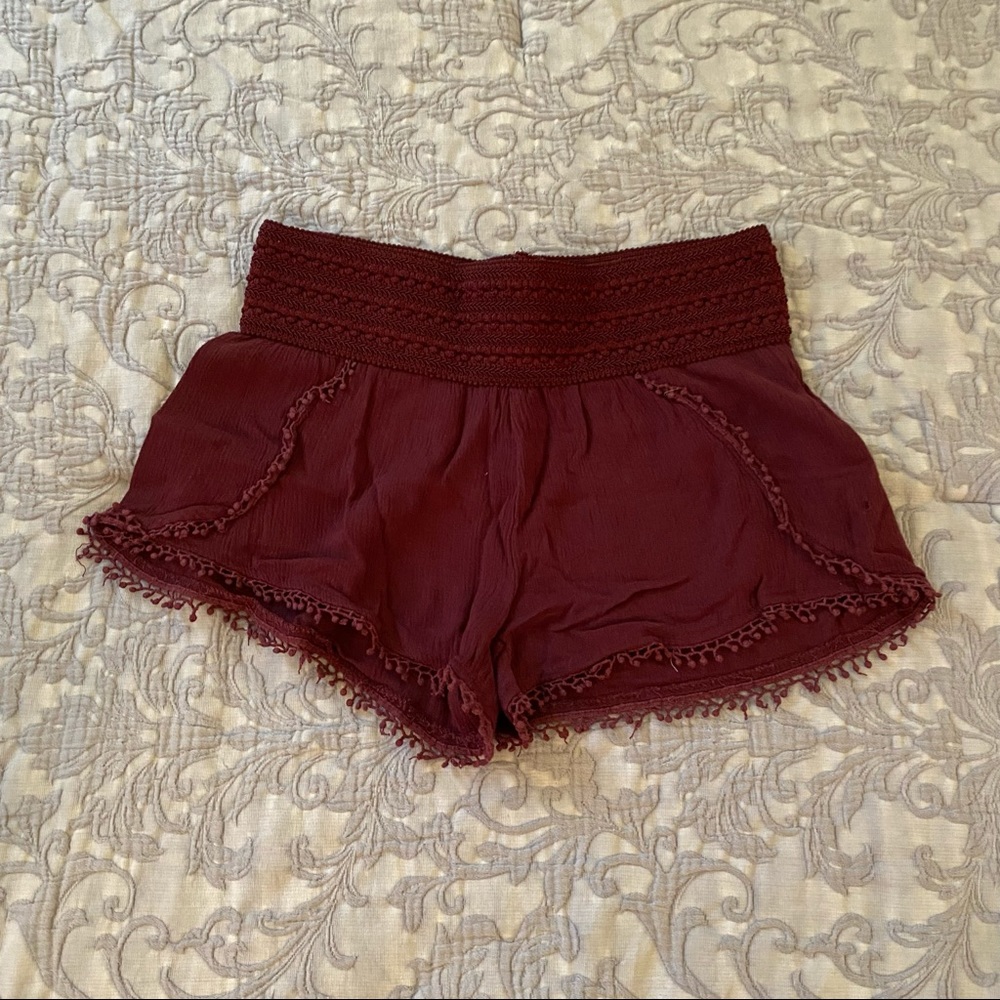No Boundaries Red Beach Shorts - Size Small